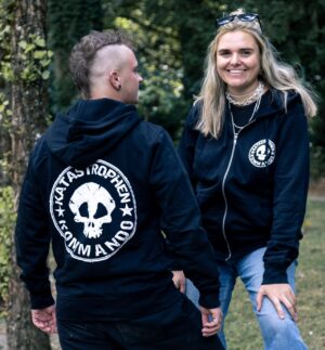 Zipper – Schädel (Front- und Backprint)